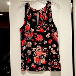 Joie - Sleeveless Floral Silk Top - Sz XS